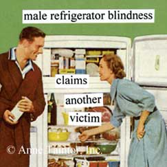 male refrigerator blindness claims another victim