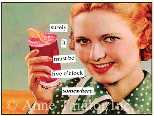 Invite: surely it must be five o'clock somewhere